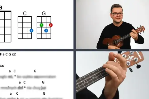 Chwyty ukulele do Czas, który pozostał – nauka gry krok po kroku
